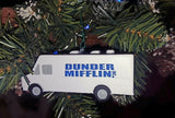 The Office TV Show Dunder Mifflin Delivery Truck Holiday Christmas Tree Ornament