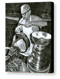 Rare Framed NHL Hockey Engraving The Stanley Cup Vintage Photo Big Giclée Print