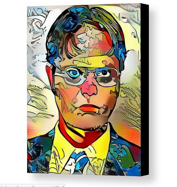 Framed The Office Dwight Schrute Abstract 9X11 Print Limited Edition w/COA