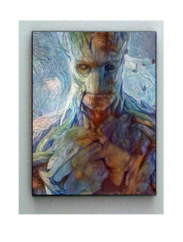 Framed Groot Vincint Van Gogh Style 8.5X11 Limited Edition Print
