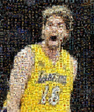 Amazing LA Lakers Pau Gasol Montage Limited Edition COA