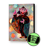 Framed Glow-In-The-Dark Abstract Sesame Street The Count 8.5X11 Art Print Lim Ed