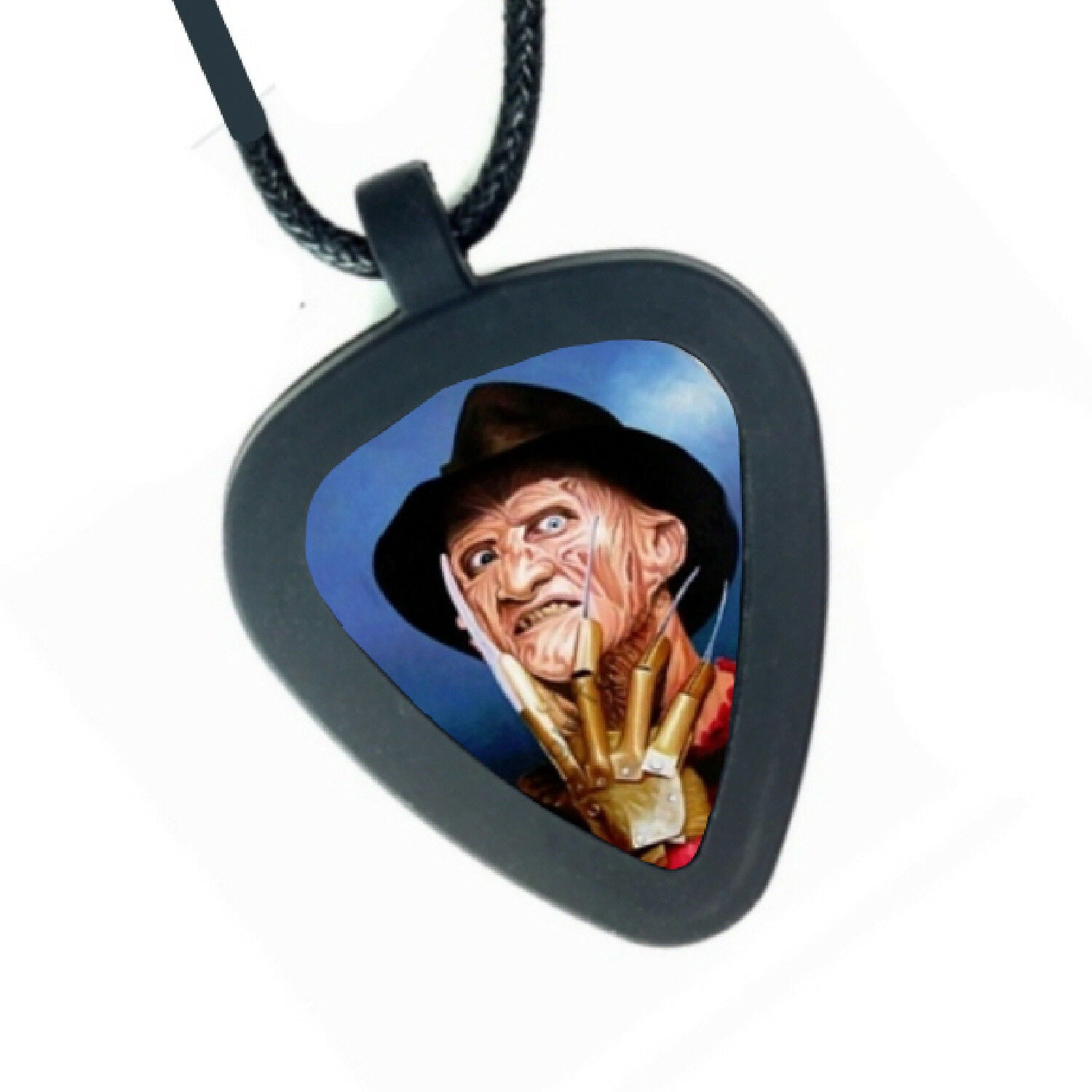 Nightmare on Elm Street Freddy Krueger Pickbandz Real Guitar Pick Necklace