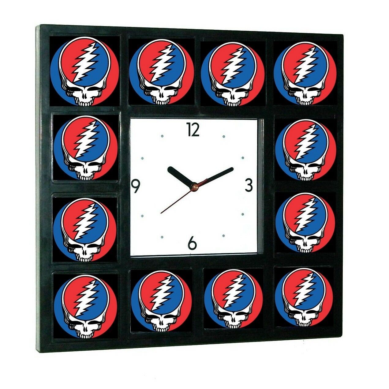 Grateful Dead promo around the Clock with 12 surrounding images