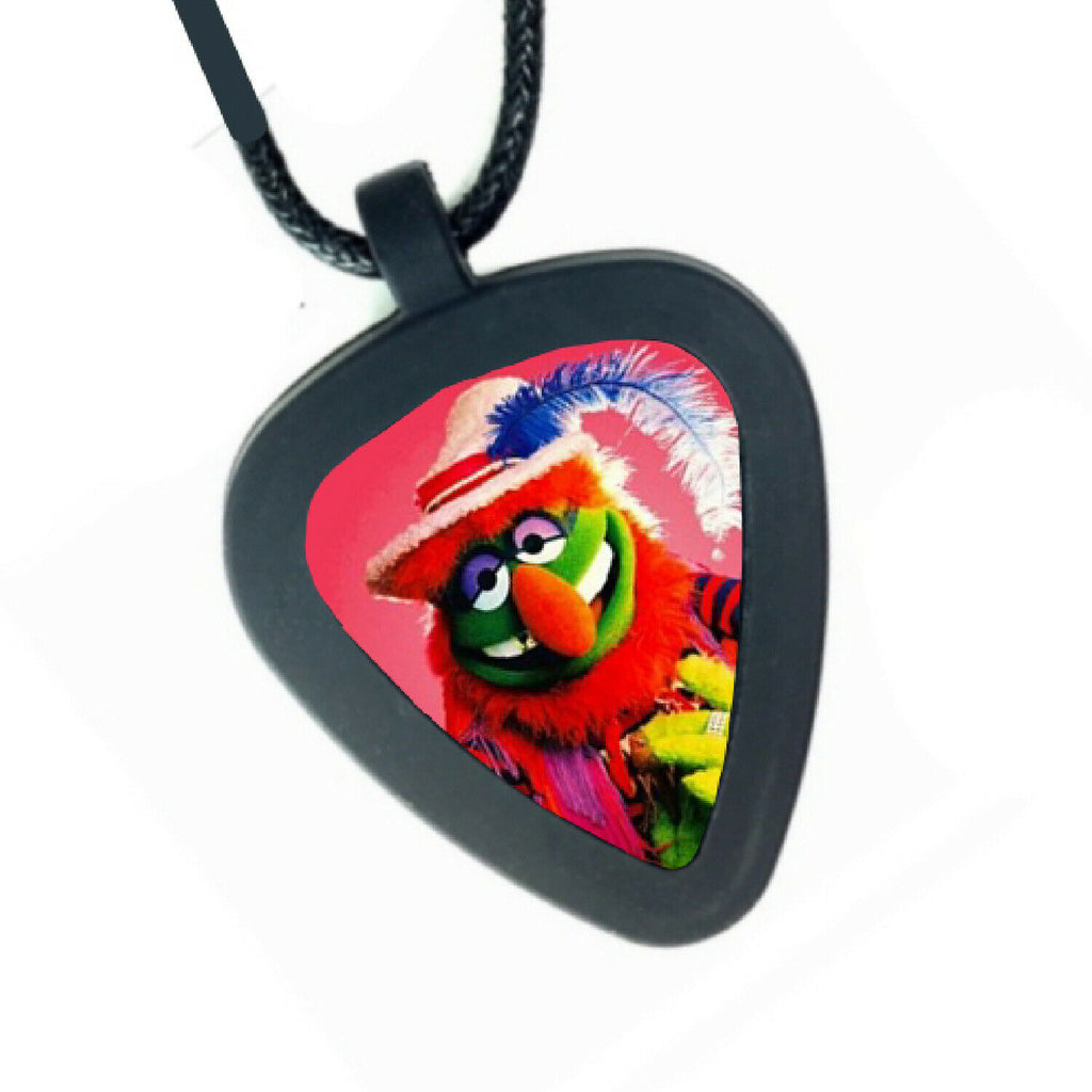 Dr. Teeth The Electric Mayhem Pickbandz Mens Womens Real Guitar Pick Necklace