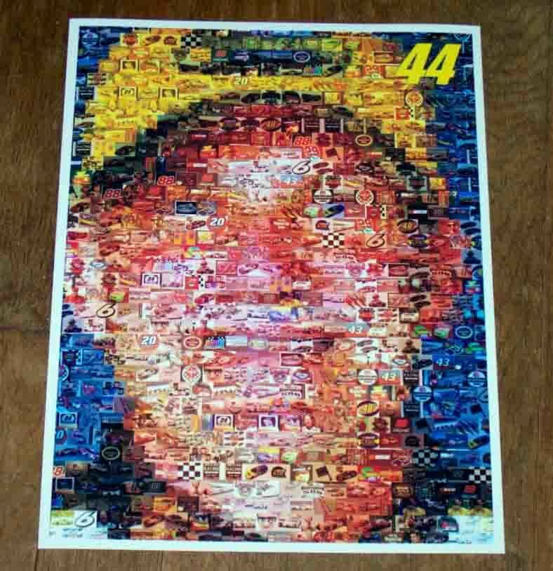 Amazing #44 Dale Jarrett NASCAR Montage. 1 of only 25