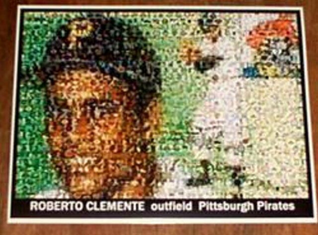 Amazing 1955 Roberto Clemente TOPPS Rookie card Montage