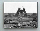 Rare Framed Paris France 1888 Eiffel Tower Construction Vintage Photo Giclée