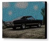 Supernatural Car Carry On Wayward Son Song Lyrics Mosaic Framed Limited Edition