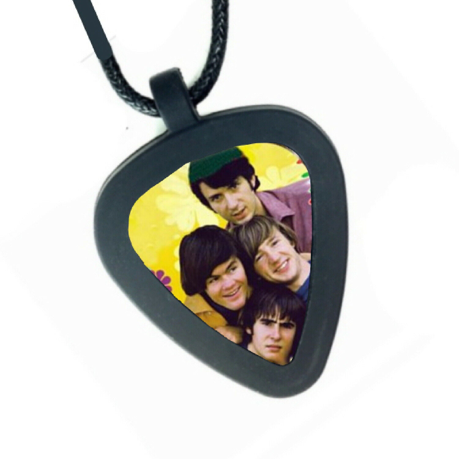 Pickbandz The Monkees Mens or Womens Real Guitar Pick Necklace