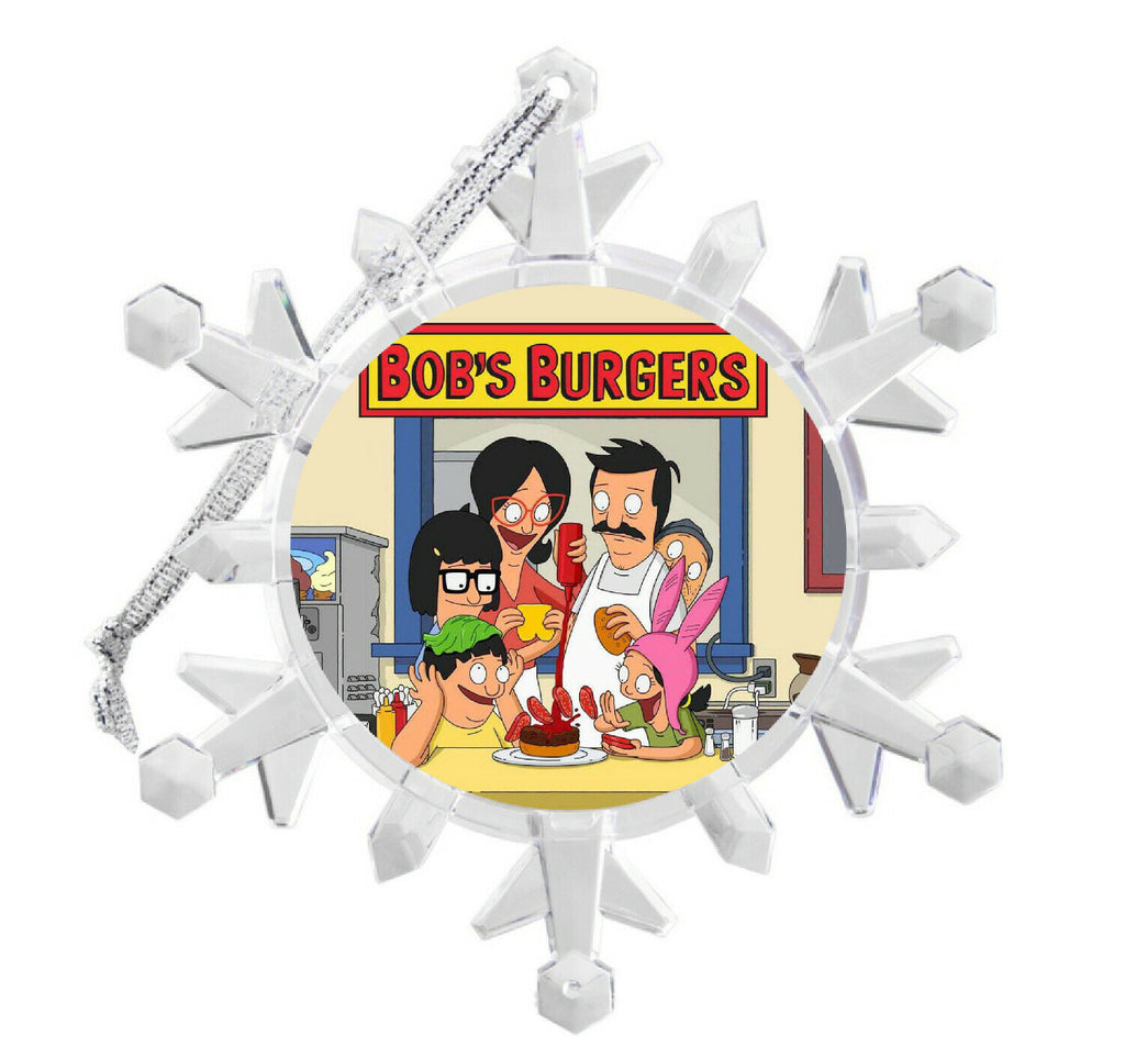 Bob's Burgers Snowflake Multi Blinking Light Holiday Christmas Tree Ornament