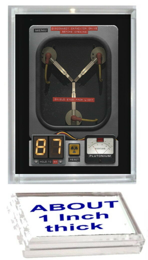 Back To The Future Flux Capacitor Acrylic Executive Display Piece or Paperweight