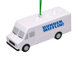 The Office TV Show Dunder Mifflin Delivery Truck Holiday Christmas Tree Ornament