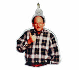 Seinfeld George Costanza Thumbs Up Promo Holiday Christmas Tree Ornament LIMITED
