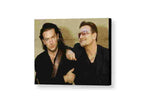 Framed Bono U2 Rock Music Group Young and Old 8.5 X 11 Giclée Print