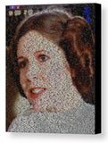 Star Wars Princess Leia Quotes Mosaic WOW Framed 9X11 Limited Edition Art w/COA