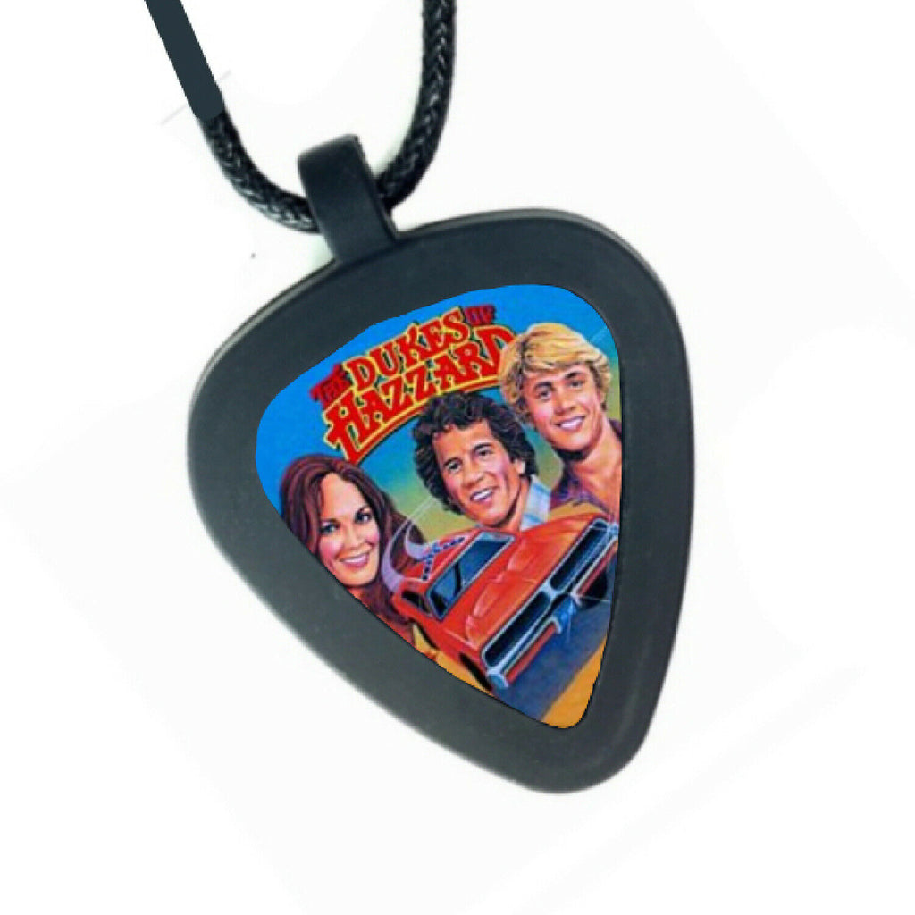 The Dukes of Hazzard Pickbandz Mens or Womens Real Guitar Pick Necklace