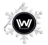Westworld TV Show Snowflake Multi Blinking Light Holiday Christmas Tree Ornament
