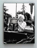 Framed Marilyn Monroe holding Star Wars Boba Fett Helmet faux autograph Lim. Ed.