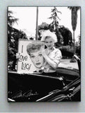 Framed Marilyn Monroe holding I Love Lucy Ball faux signed autograph Limited Ed