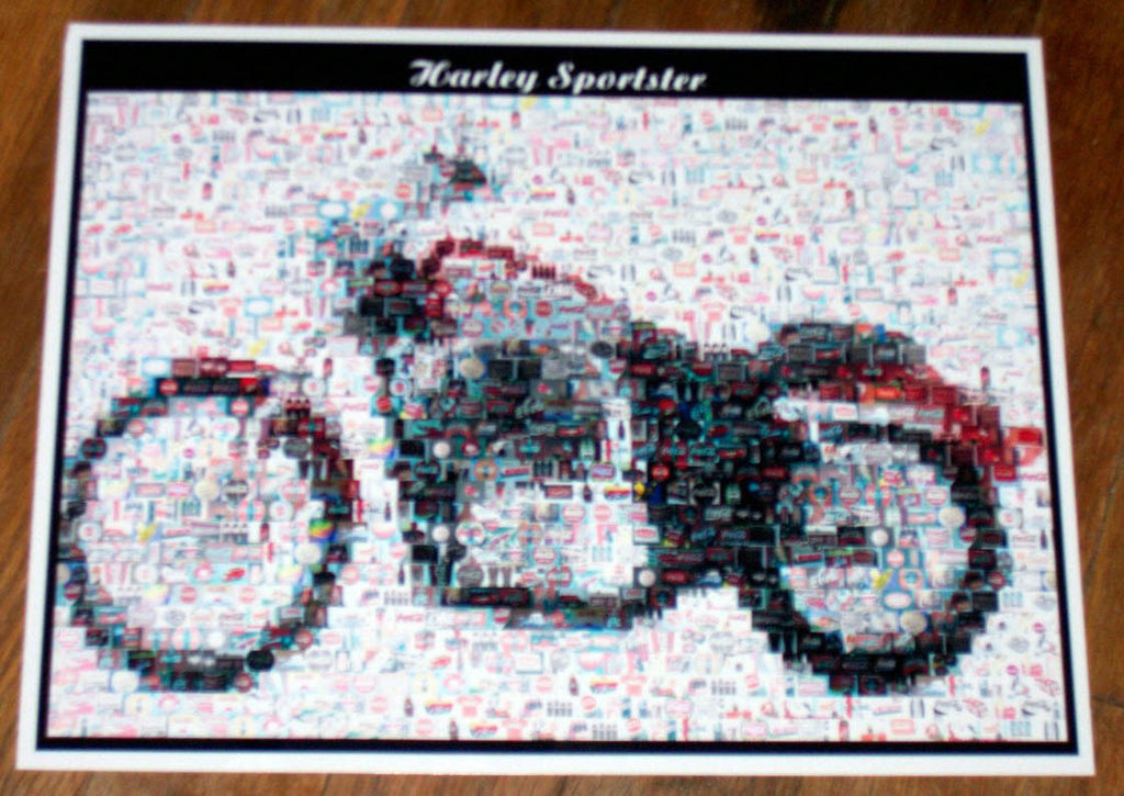 Amzing Harley Davidson Sportster Coke Coca-Cola Montage