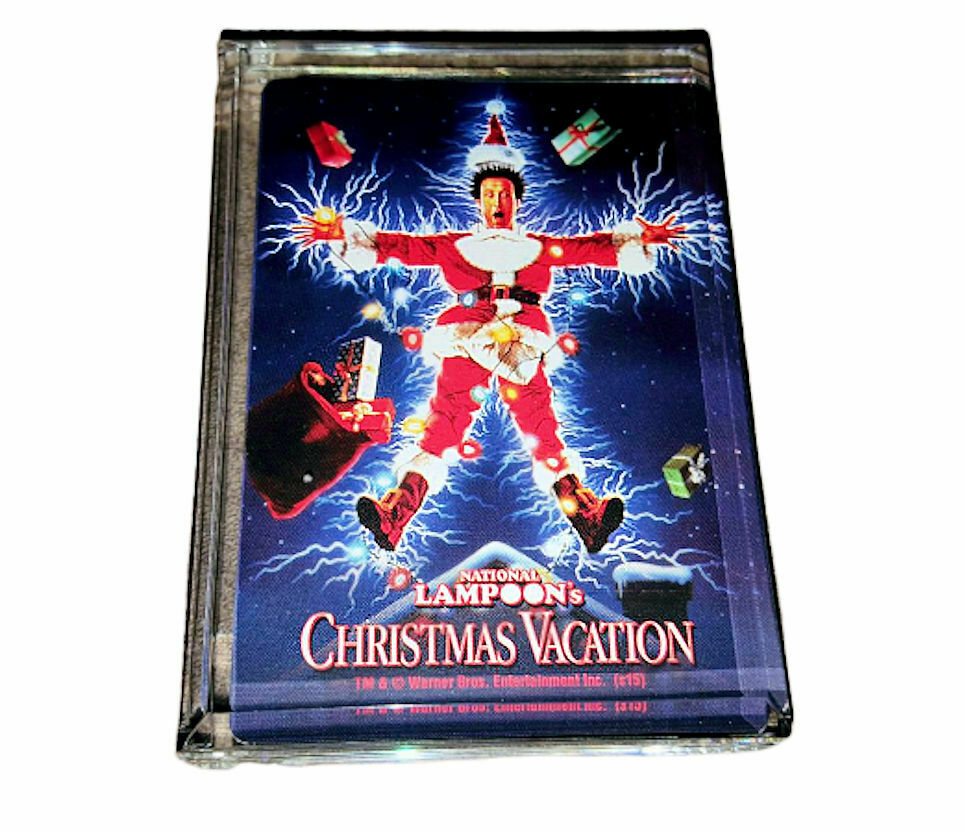 Chevy Chase Clarke Griswold Christmas Vacation Acrylic Display Desk Paperweight