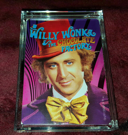 Gene Wilder Willy Wonka Full Color Acrylic Executive Display Piece Paperweight
