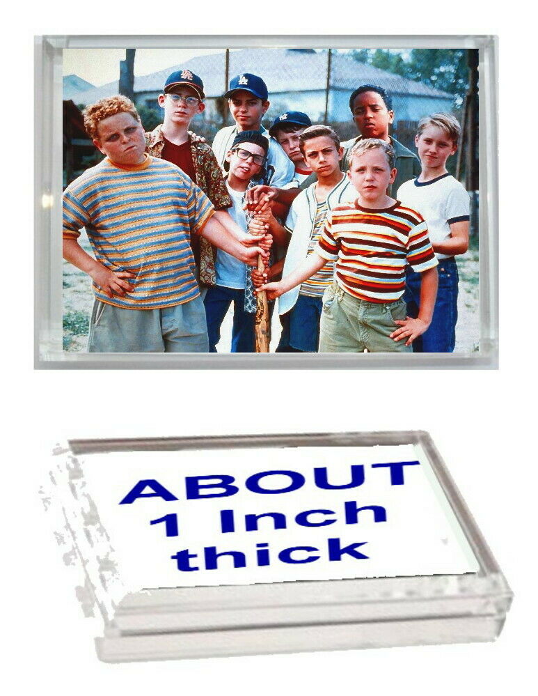 The Sandlot Gang Baseball Movie Acrylic Executive Display Piece Desk Paperweight