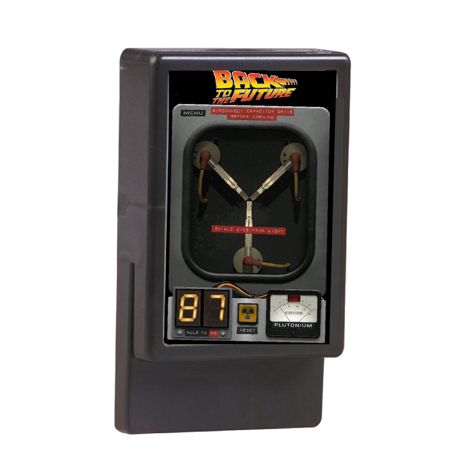 Flux Capacitor Back To The Future Magnetic Display Clip Big 4 inches