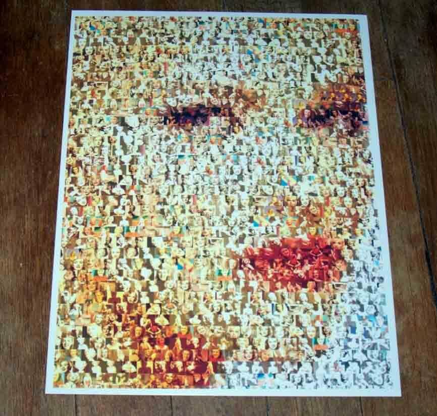 Amazing Anna Nicole Smith Marilyn Monroe Montage w/COA