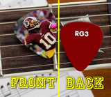 Washington Redskins Robert Griffin III RG3 Promo Premium Guitar Pic Pick