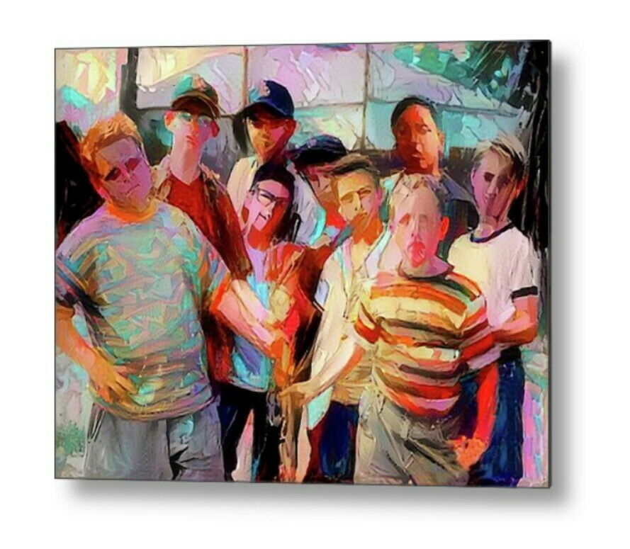 Framed Abstract The Sandlot Movie Baseball 8.5X11 Art Print Lim Ed w/signed COA