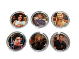 FRIENDS TV Show Rachel Ross Joey +ALL Magnet Set of 6 Big Fridge Locker Magnets
