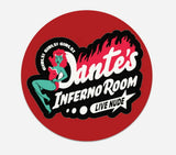 Beetlejuice Dante's Inferno Room Sexy Girls Round Premium Promo Coaster set of 2