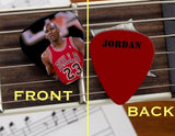 Set of 3 Chicago Bulls Michael Jordan premium Promo Guitar Pick Pic