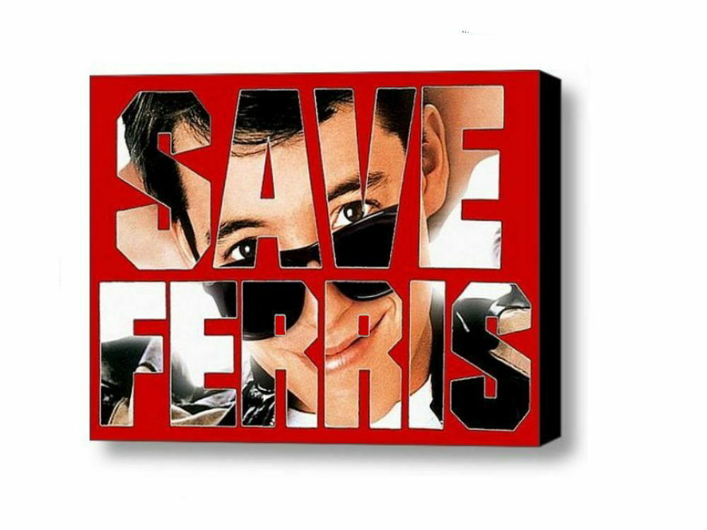 Framed Save Ferris Bueller's Day Off 9X11 Art Print Limited Edition w/signed COA