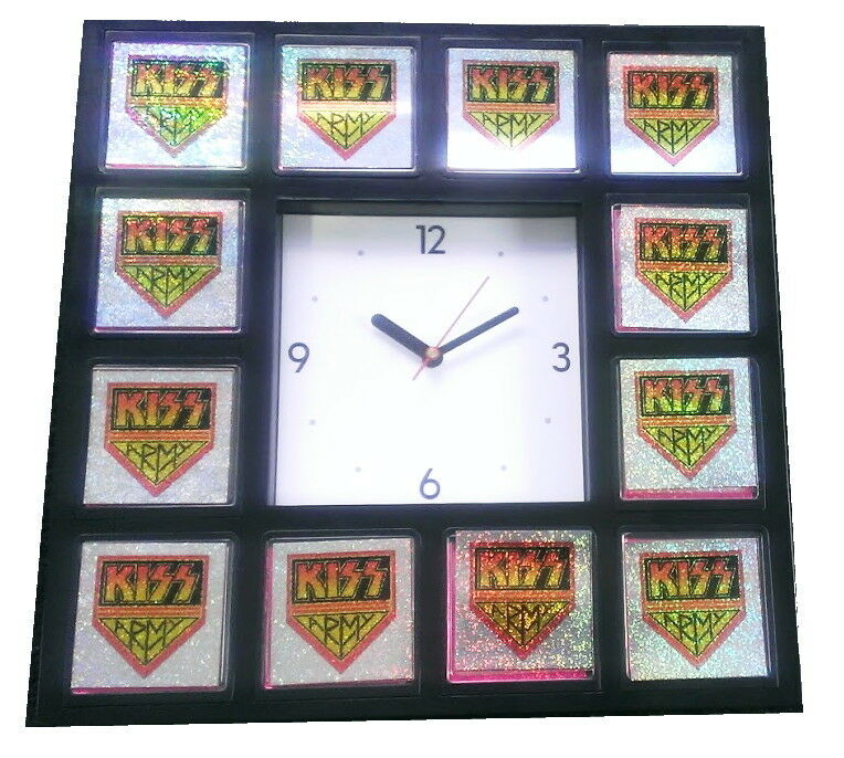 KISS Army Music Group Limited Edition Hologram Promo Clock With Images