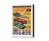Framed Vintage Kenner SSP Toy Cars Restored Magazine Ad