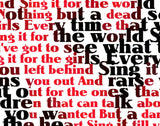 My Chemical Romance SING Lyrics Incredible Mosaic Framed Limited Edition w/COA
