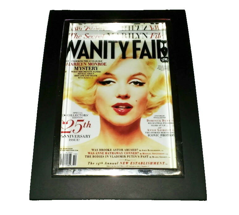 Mini Marilyn Monroe Vanity Fair Framed Art Print Display Memorabilia Man Cave