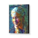 Framed Game Of Thrones Daenerys Smirk Abstract Art Print Lim Ed w/signed COA