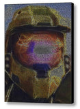 Halo 3 Helmet Video Game Quotes Mosaic Framed 9X11 Limited Edition Art w/COA