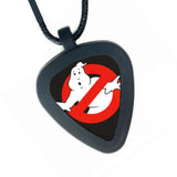 Ghostbusters Emblem logo Pickbandz Mens or Womens Real Guitar Pick Necklace