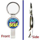 Saved By The Bell Pendant or Keychain silver tone secret bottle opener