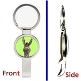 Donkey from Shrek Pendant or Keychain silver tone secret bottle opener