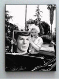 Framed Marilyn Monroe holding Star Trek Spock with faux signed autograph Lim Ed
