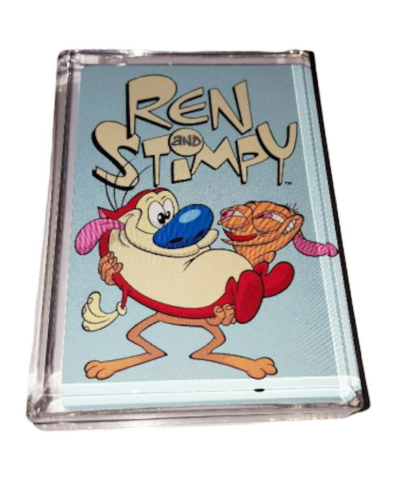 Ren and Stimpy Acrylic Executive Display Piece Desk Top Paperweight