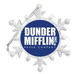 Dunder Mifflin The Office Snowflake Blinking Lit Holiday Christmas Tree Ornament