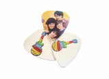 Set of 3 The Monkees Guitar Logo premium Promo Guitar Pick Pic