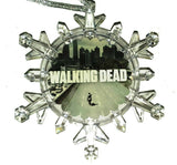 The Walking Dead Snowflake Multi Color Blinking Holiday Christmas Tree Ornament